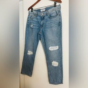 NWT Derek Lam Crosby denim. Distressed mid rise.